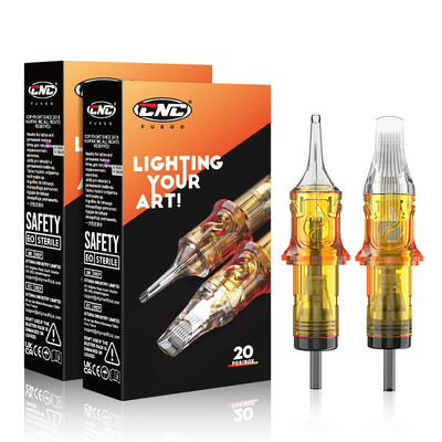 Beli Single Needle Tattoo Cartridge 0.25mm 0.30mm 0.35mm Liner Cartridge Jarum pembuatan online