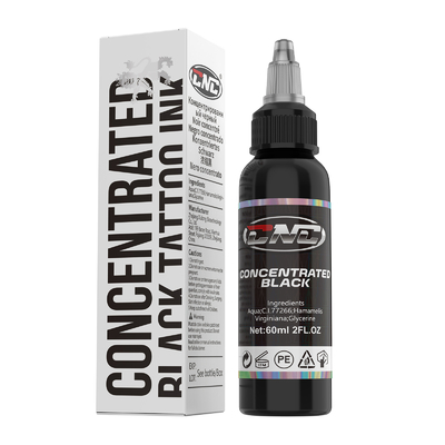 Beli 60ML Pigmen Tato Konsentrasi Tinta Tato Hitam pembuatan online