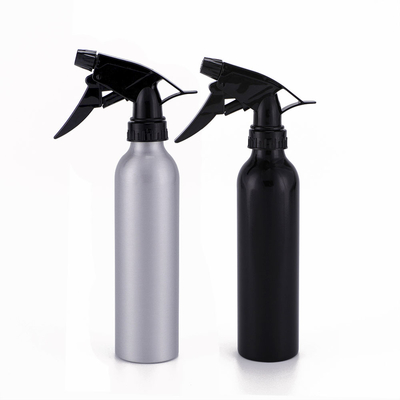 Botol Cuci Tato Aluminium 250ml Botol Semprotan Tato Perak Hitam