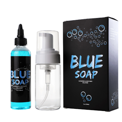 Disinfeksi Botol Semprotan Tato 4OZ Semprotan Tetas Mental Botol Biru