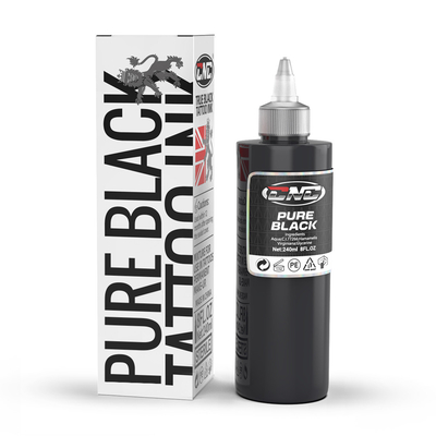 240ML Professional Black Tattoo Ink Color Tattoo Ink Untuk Tato