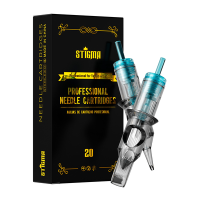 Stigma Round Liner Shader Magnum Personalize Package Disetujui Jarum Kartrid Tato