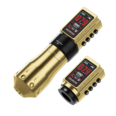 Mesin tato digital CNC presisi tinggi dengan stroke yang dapat disesuaikan, baterai ganda yang dapat diisi ulang & modus hemat daya cerdas