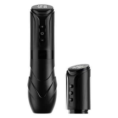 CNC KRONOS Wireless Tattoo Machine Baterai 1900 MAh, Pengisian Cepat USB-C, 412 V Disesuaikan & 7 Stroke